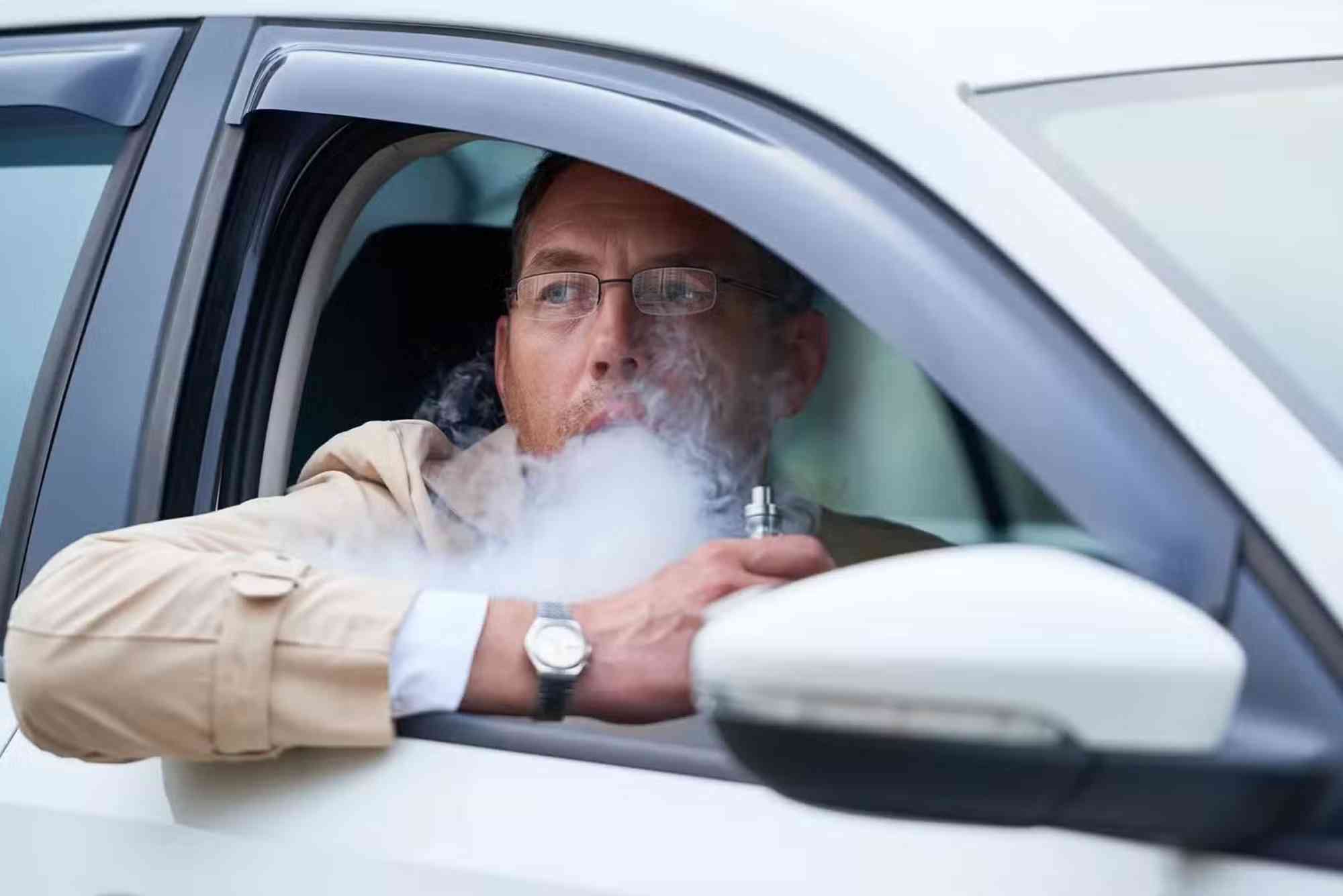 Vaping now illegal while driving in or and wa