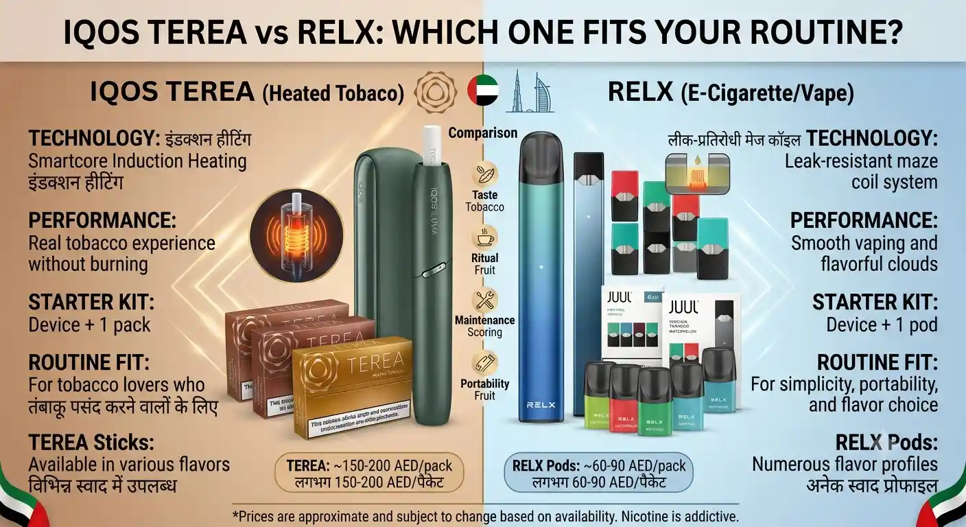 IQOS TEREA vs RELX